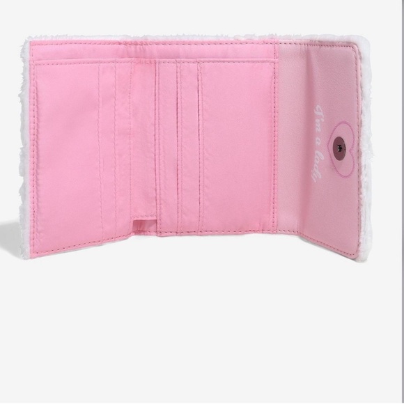 Loungefly X Disney White and Pink Cat Face Wallet NWOT - Picture 3 of 4